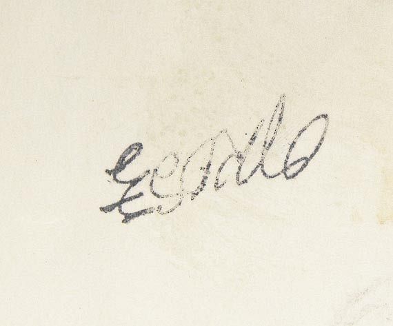 George Grosz - Erotische Szene - 