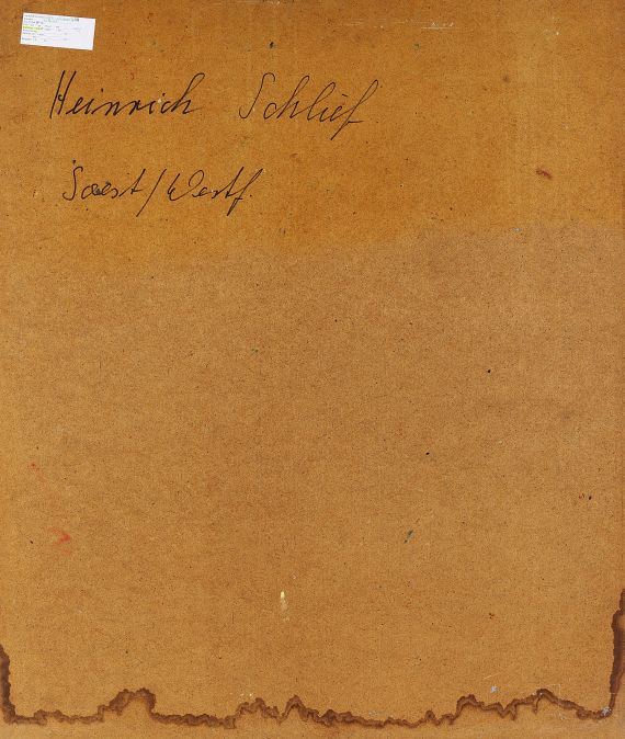 Heinrich Schlief - Mönch vor einer Kirche - 