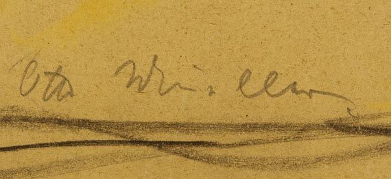Otto Mueller - Stehender weiblicher Akt - 