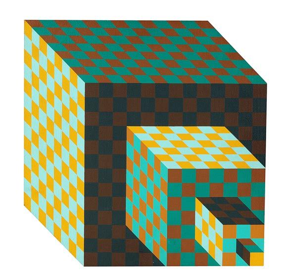 Victor Vasarely - Axo - 