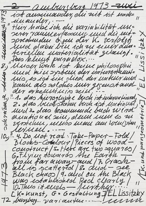Hanne Darboven - 2 Blätter: 1+1=2, 2=1,2 - 