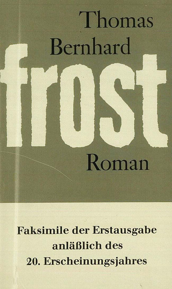 Thomas Bernhard - Frost