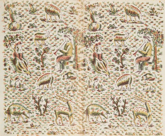   - Buntpapier/Türkisch Papiere - 