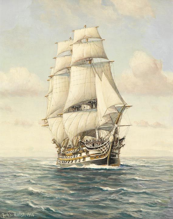 Johannes Holst - Die HMS "Victory", Admiral Nelsons Flaggschiff
