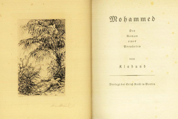   - Klabund, Mohammed, 1917. - 