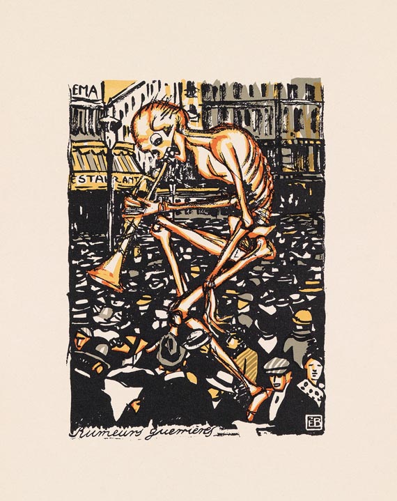 Edmond Bille - Une danse macabre, 1919.