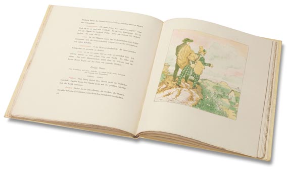 Karl Walser - Büchner, G., Leonce und Lena, 1910. - 
