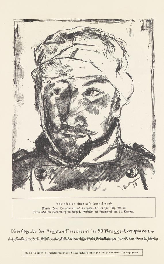   - Kriegszeit Künstlerflugblätter, 1914-1916. - 