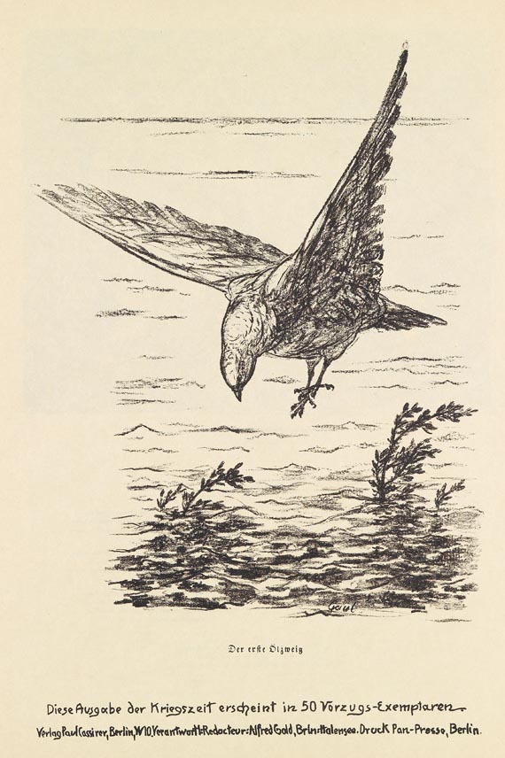   - Kriegszeit Künstlerflugblätter, 1914-1916. - 