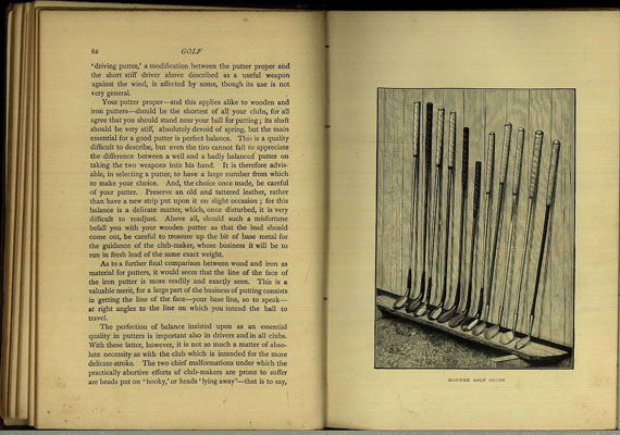   - Hutchinson, Horace G., Golf, 1892, 1 Beigabe. (64/52)