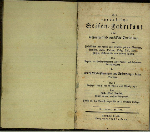   - europäische Seifen-Fabrikant, 1844, 1 Beigabe (41und 8)