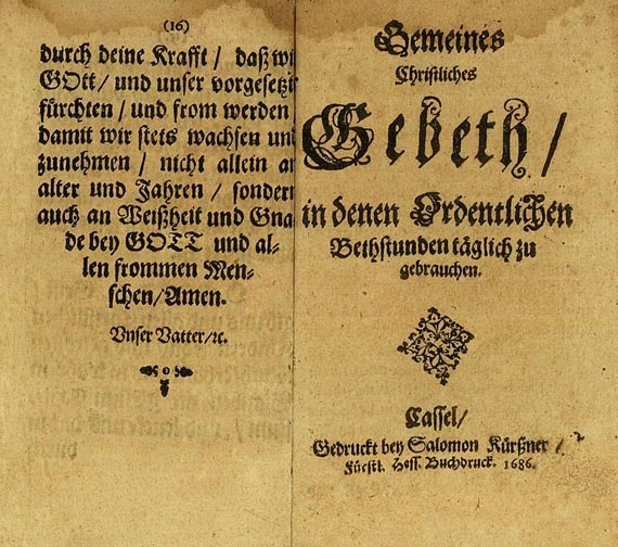 Gemeines christliches Gebeth - Gemeines christliches Gebet, 1683