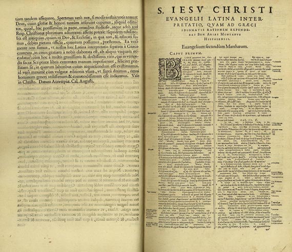 Biblia hebraica - Biblia hebraica, ed. Arias Montanus, 1584 (Nr. 6)