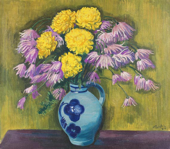 Hermann Max Pechstein - Chrysanthemen