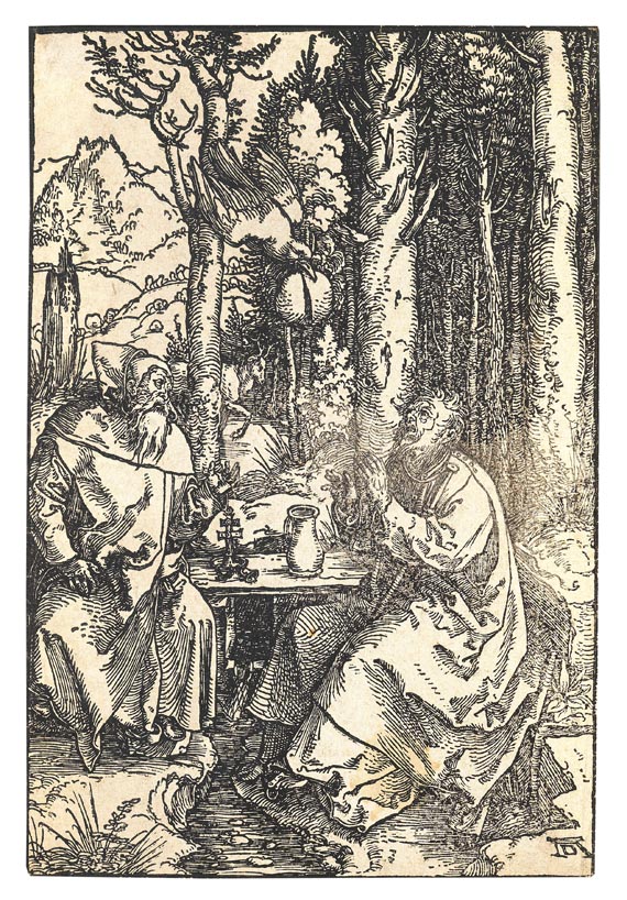 Albrecht Dürer - Die heiligen Einsiedler Antonius und Paulus