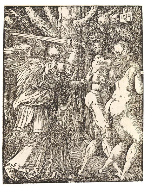 Albrecht Dürer - Die Vertreibung aus dem Paradies