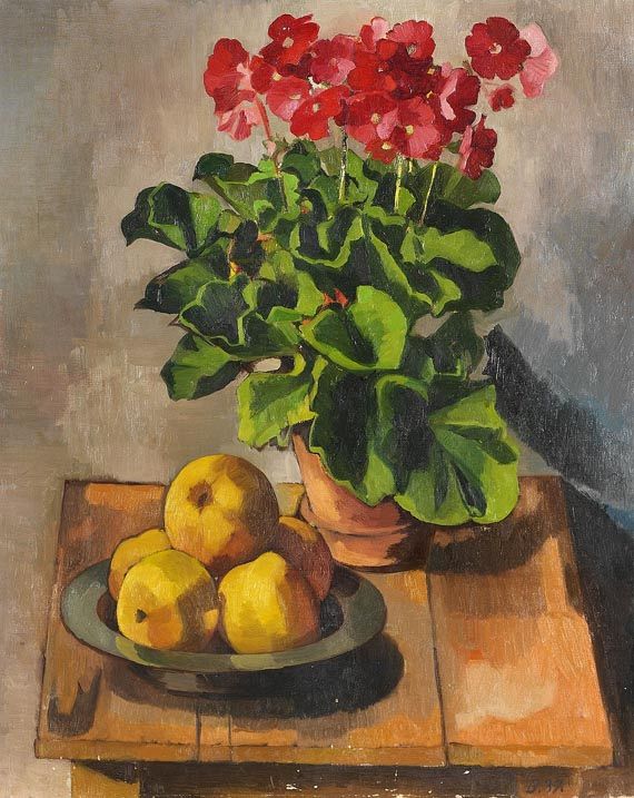 Georg Breitwieser - Stillleben mit Blumentopf