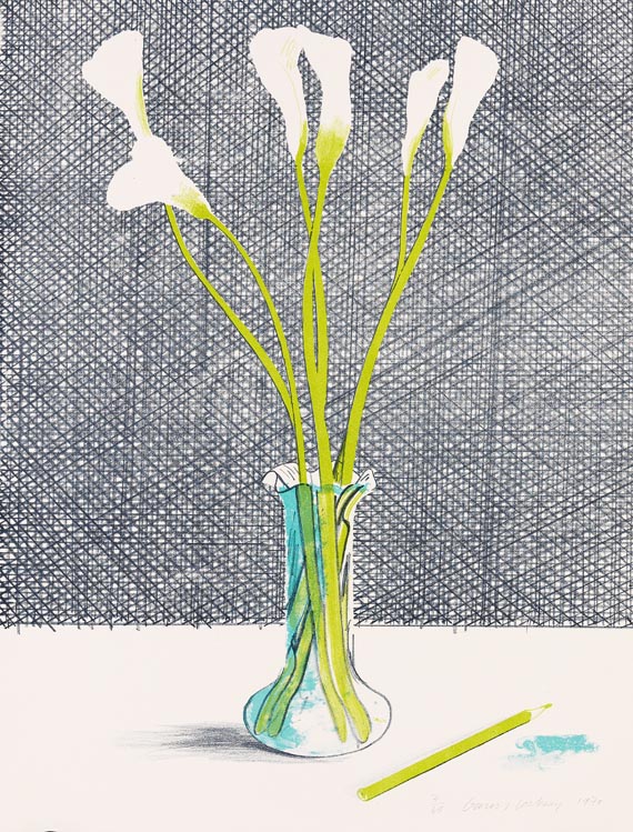 David Hockney - Lillies (Still Life)