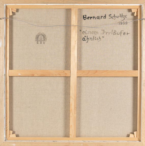 Bernard Schultze - einem irrläufer ähnlich - 