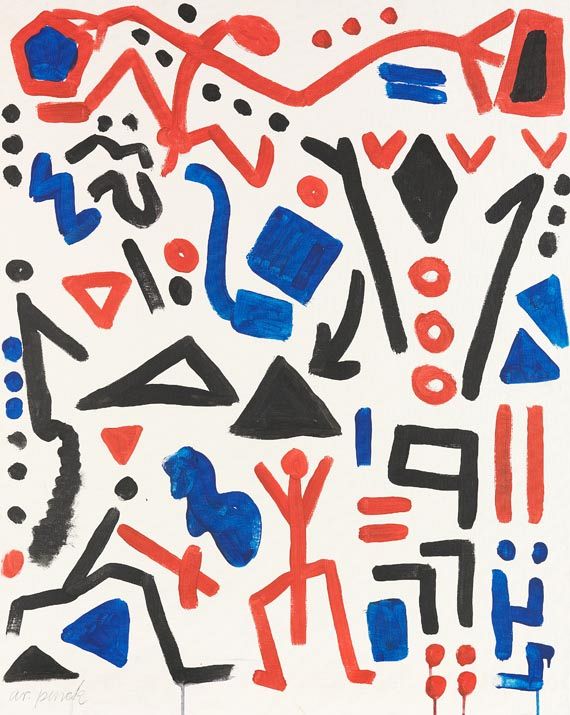 A. R. Penck (d.i. Ralf Winkler) - Ohne Titel