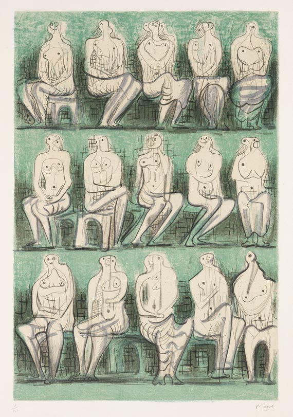 Henry Moore - Seated Figures