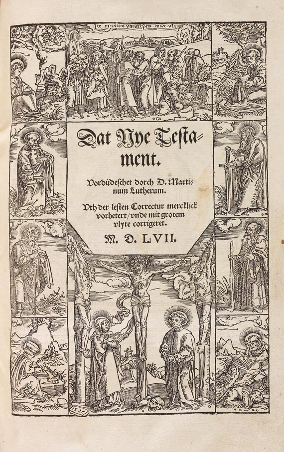  Biblia germanica - Biblia germanica inferior. Wittenberg 1558 - 
