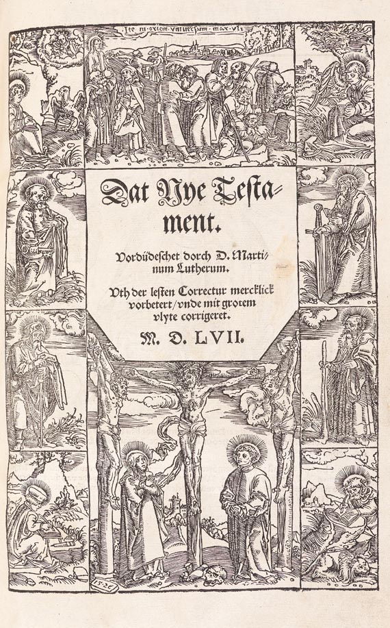  Biblia germanica - Biblia germanica inferior. Wittenberg 1558