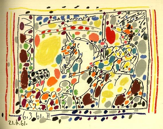 Pablo Picasso - A los Toros, 1961