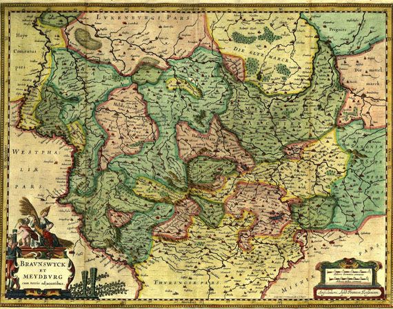 Norddeutschland - Braunschweig, dabei Brandenburg 1660