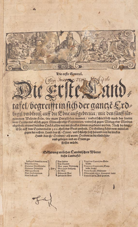 Sebastian Münster - Cosmographey. Basel 1598.