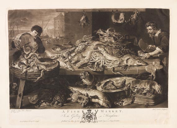  Houghton Gallery - Boydell, John J., Set of Prints. 2 Bde. 1788 - 