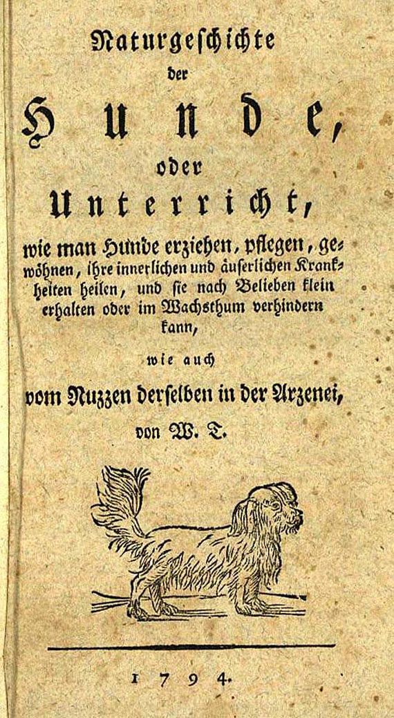  - Naturgeschichte der Hunde, 1794