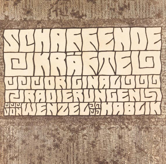 Wenzel Hablik - Schaffende Kräfte 1909 - 