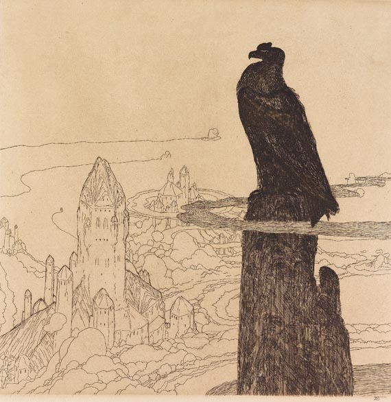 Wenzel Hablik - Schaffende Kräfte 1909