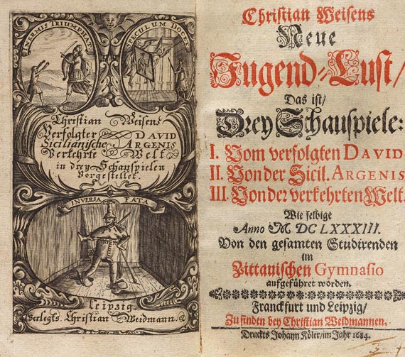 Christian Weise - Neue Jugendlust. 1684 - 