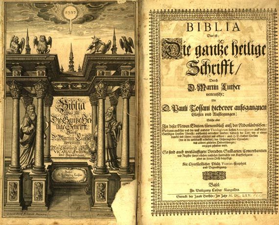 Biblia germanica - Biblia (1665)