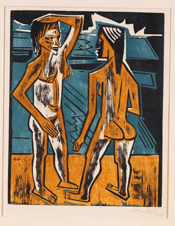 Hermann Max Pechstein - Zwiesprache - 