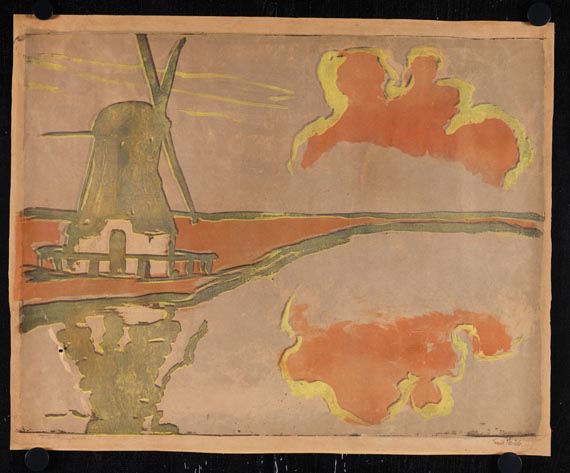 Emil Nolde - Mühle am Wasser - 