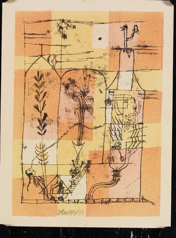 Paul Klee - Hoffmanneske Szene -