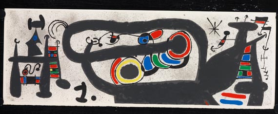 Joan Miró - Aus: Le lézard aux plumes d