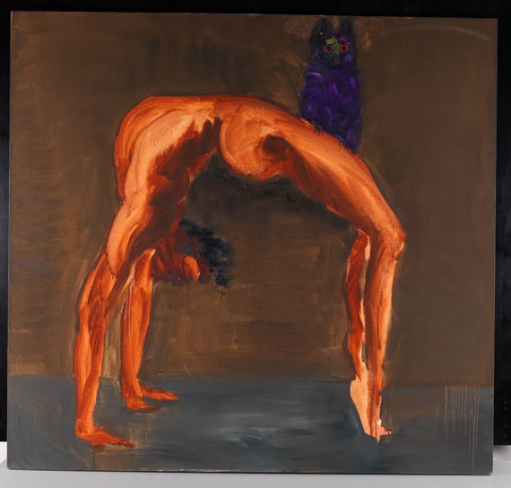 Rainer Fetting - Mann und Eule (Dawn) - 