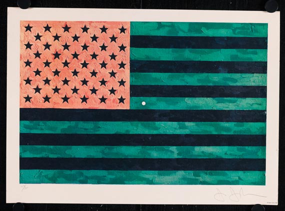 Jasper Johns - Flag - Moratorium - 