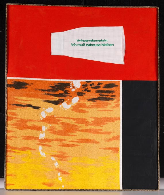 Martin Kippenberger - Vorfreude seitenverkehrt: ich muß zuhause bleiben - 