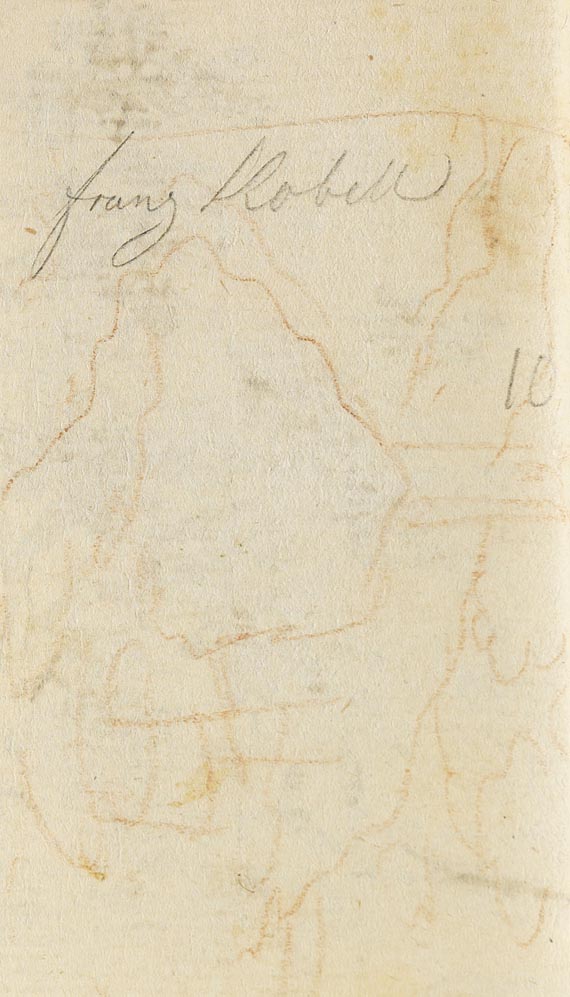 Franz Kobell - Kleine Flusslandschaft - Signature