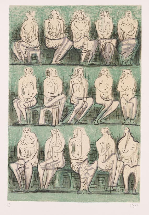 Henry Moore - Seated Figures