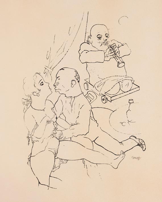 George Grosz - Ständchen (Serenade)