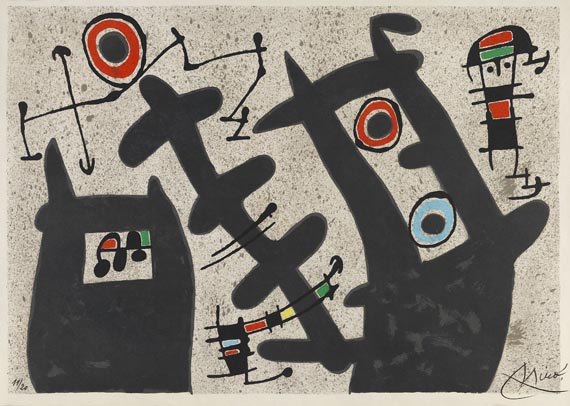 Joan Miró - Aus: Le lézard aux plumes d