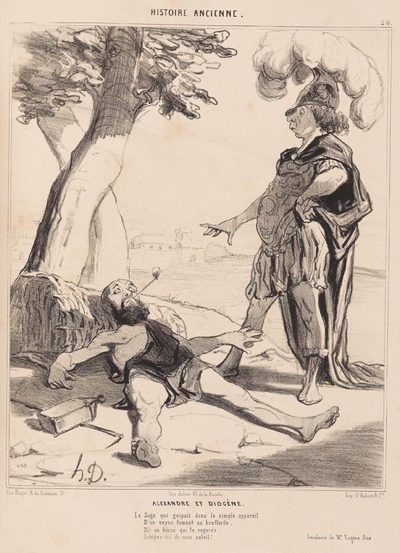 Honoré Daumier - Histoire ancienne, Paris 1841-43. - 