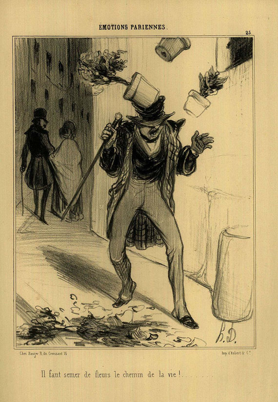 Honoré Daumier - Les Émotions Parisiennes, Paris 1839-42.