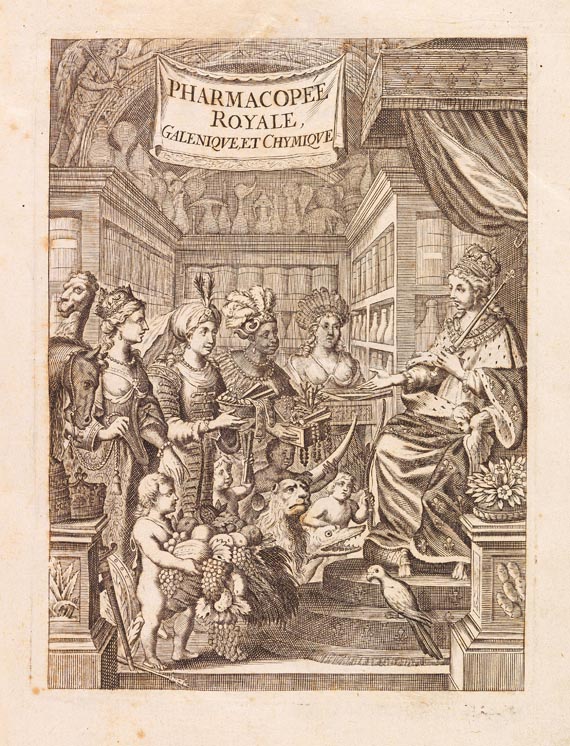 Moyse Charas - Pharmacopée royale galenique et chymique, 1753